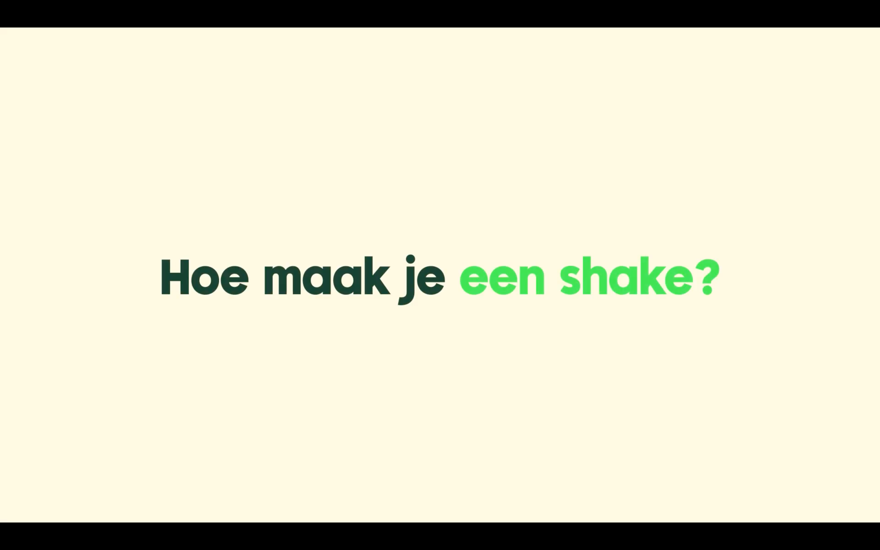 Video laden: One Minute Shakes - Hoe werkt het?